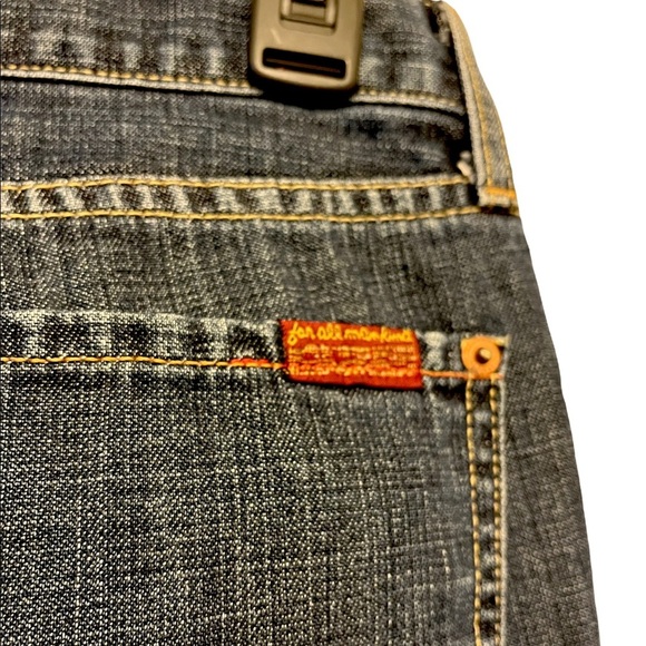 7 For All Mankind Dark Wash Denim Bootcut Jeans (Size 27) - Picture 4 of 6